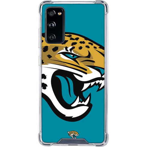 NFL Jacksonville Jaguars Large Logo Galaxy S20 FE Clear Case